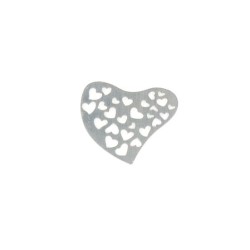 Cut out heart backplate