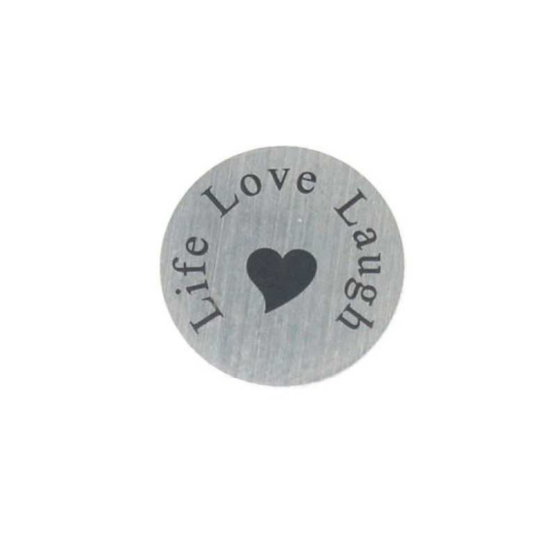 Life Love Laugh backplate
