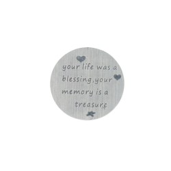 Life was a blessing backplate