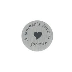 a mother's love is forever backplate