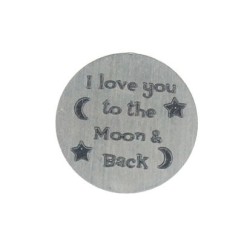 Love to the moon and back backplate