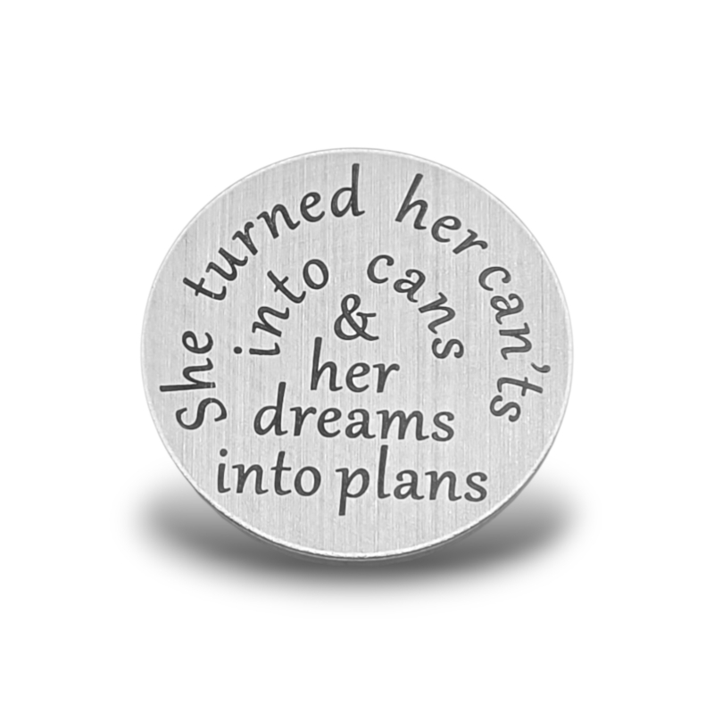 Dreams Into Plans Backplate