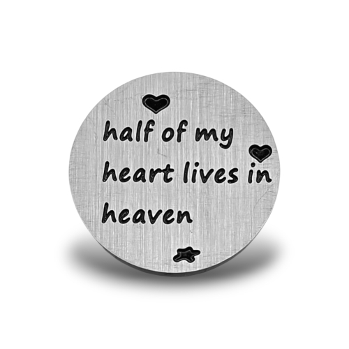 Half Of My Heart Lives In Heaven Backplate Half Of My Heart Lives In Heaven Backplate