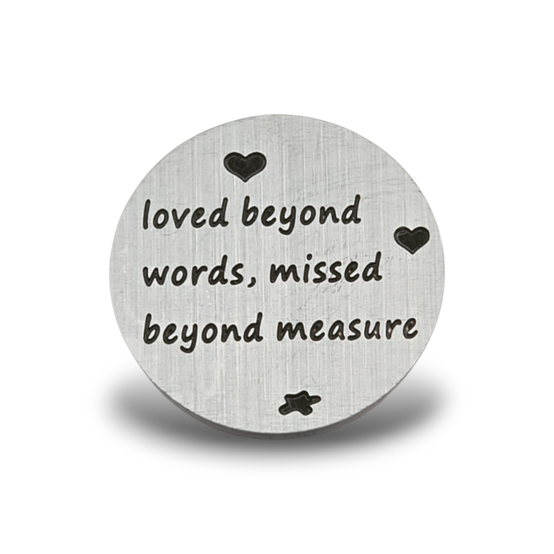 Loved Beyond Words Backplate