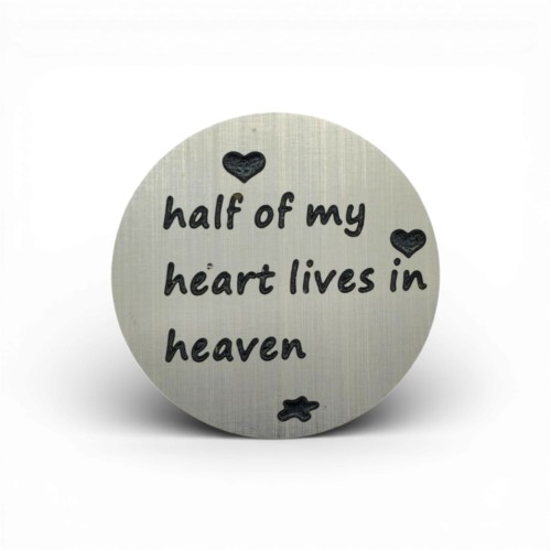 Half of my heart backplate