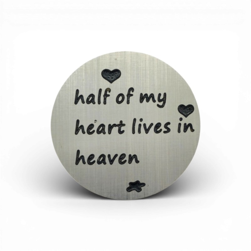 Half of my heart backplate