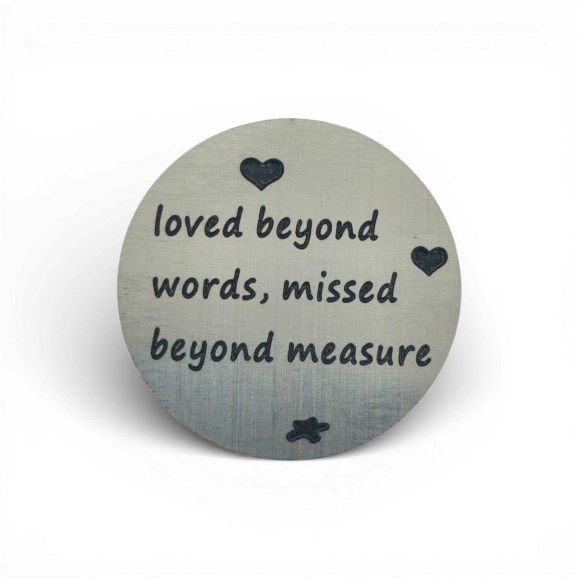Loved Beyond Words Backplate