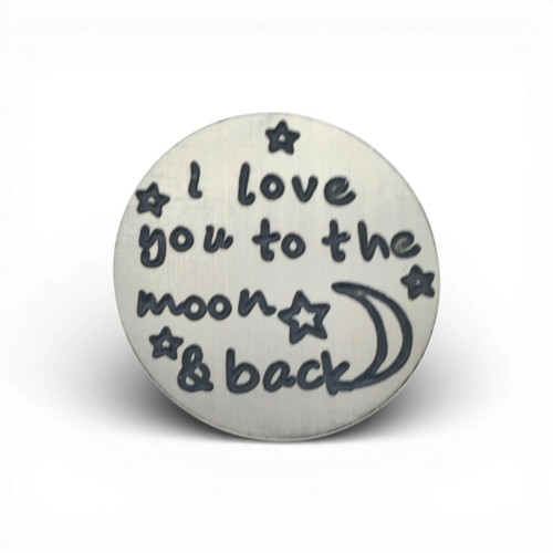 Love to the moon and back backplate