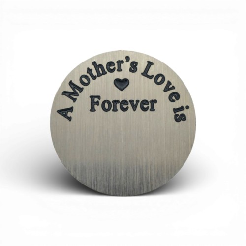 a mother's love is forever memory locket  backplate
