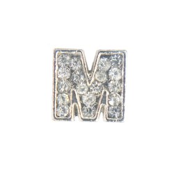 M alphabet charm