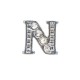 N alphabet charm