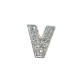 V alphabet charm