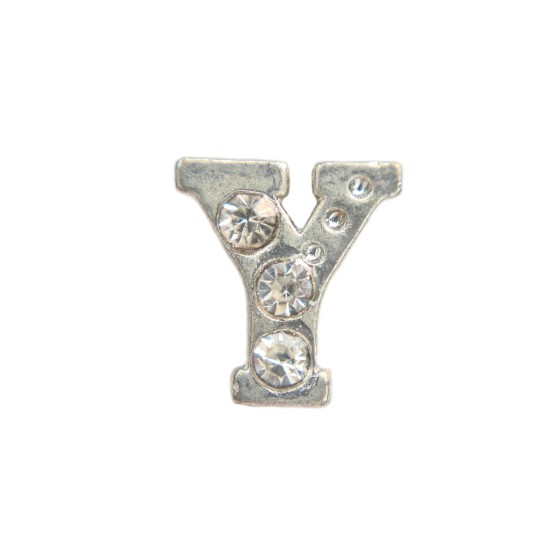 Y alphabet charm