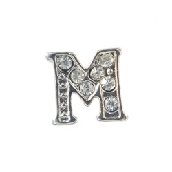 M alphabet charm