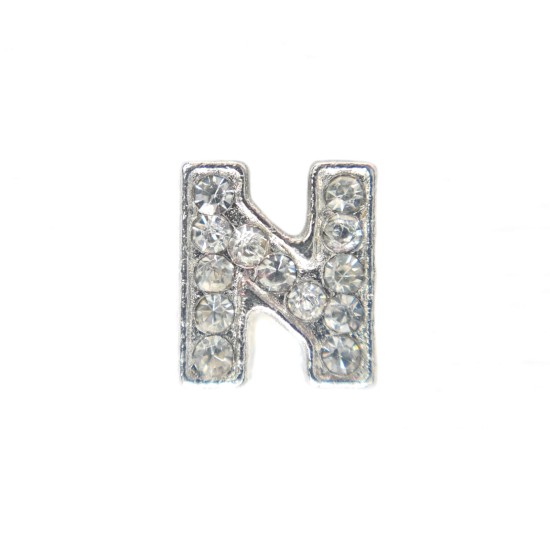 N alphabet charm