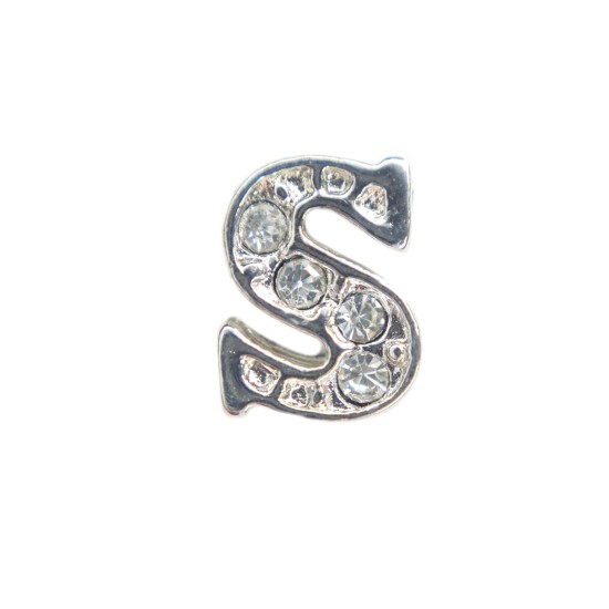 S alphabet charm