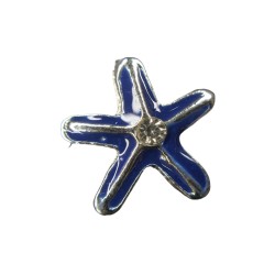 Dark blue starfish charm