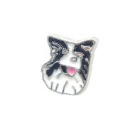 Collie head charm