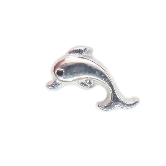 Silver dolphin charm