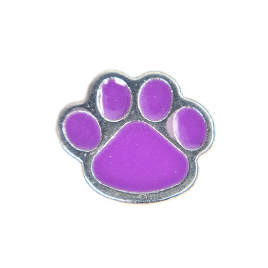 Purple paw charm