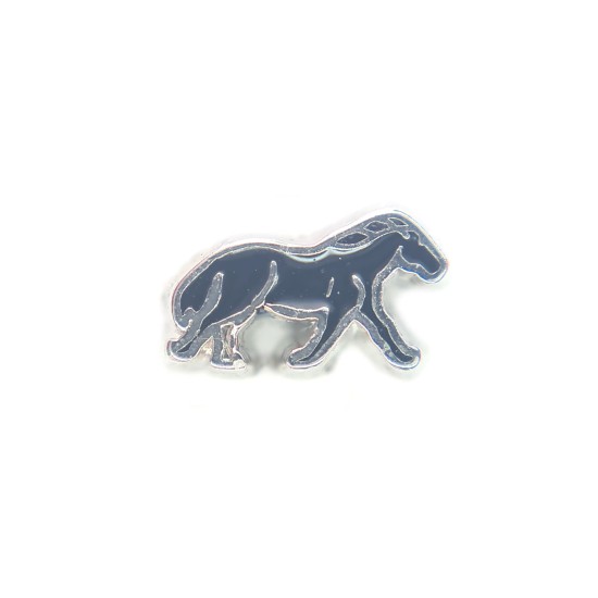 Running horse charm