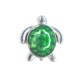 Silver turtle charm