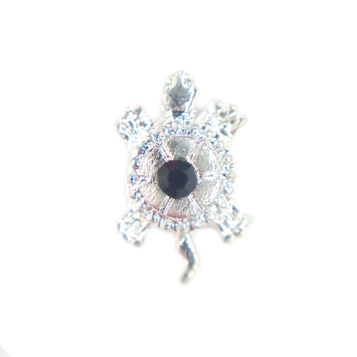 Silver Tortoise Charm