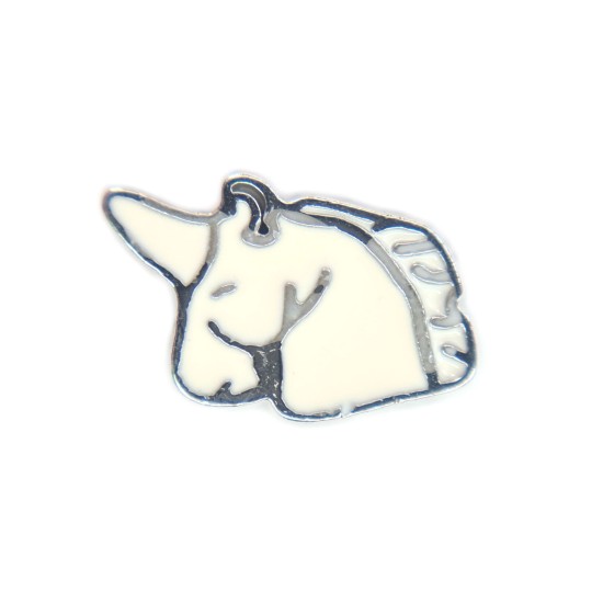 Unicorn's head charm