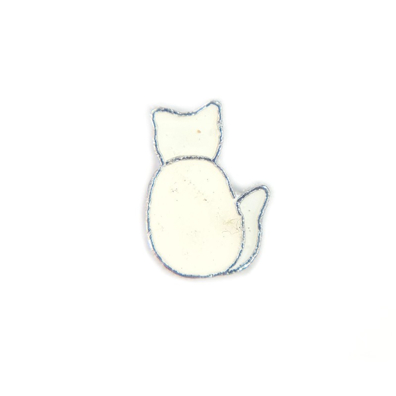 White cat charm White cat charm