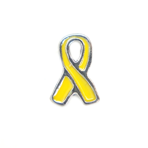 Yellow awareness ribbon Yellow awareness ribbon
