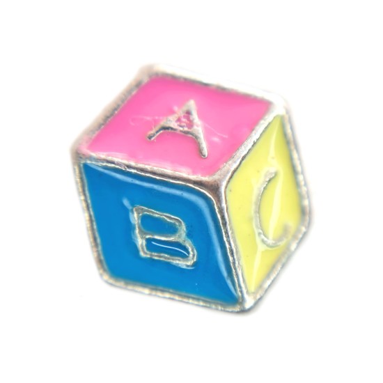 ABC blocks charm