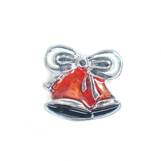 Shiny christmas bells charm