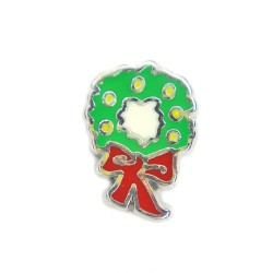 Christmas wreath charm