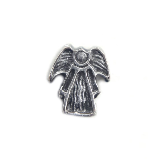 Pewter angel charm