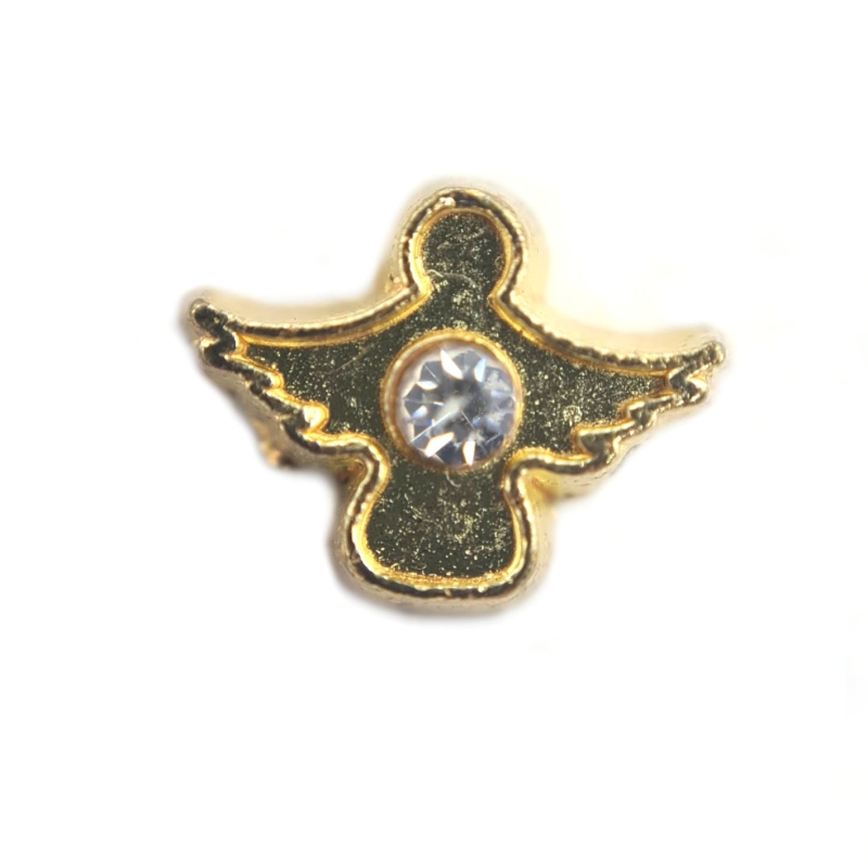 Golden Angel Crystal Charm