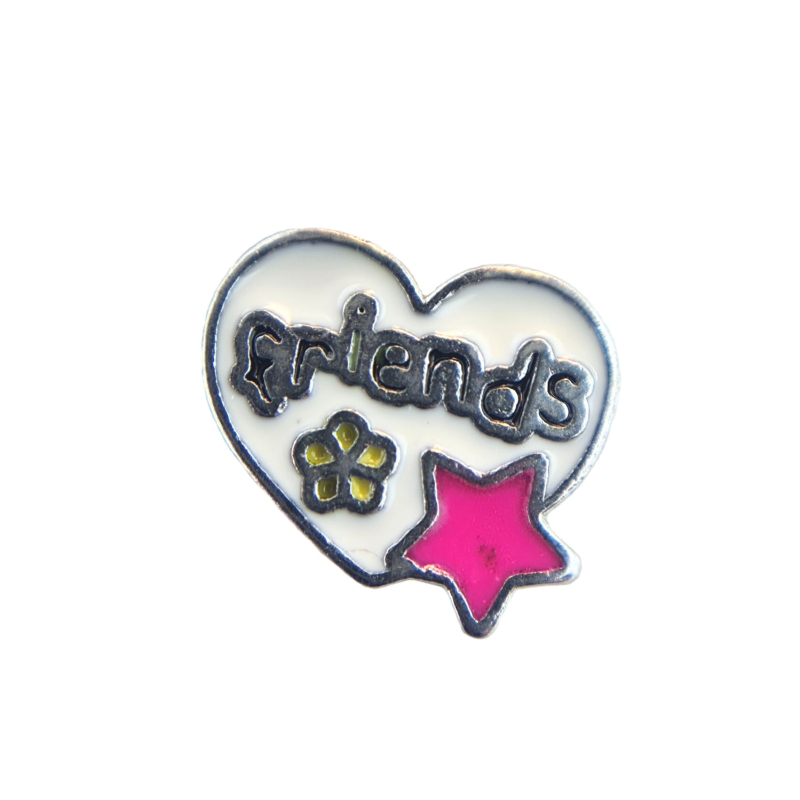 Friends Heart Charm 