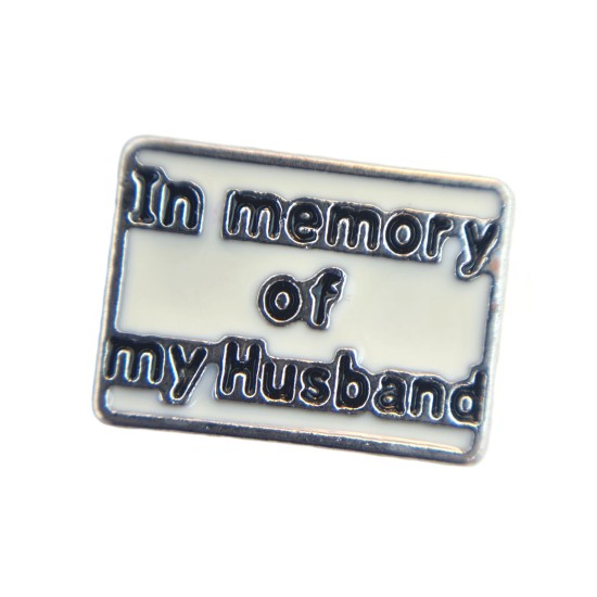 In memory of my husband charm 