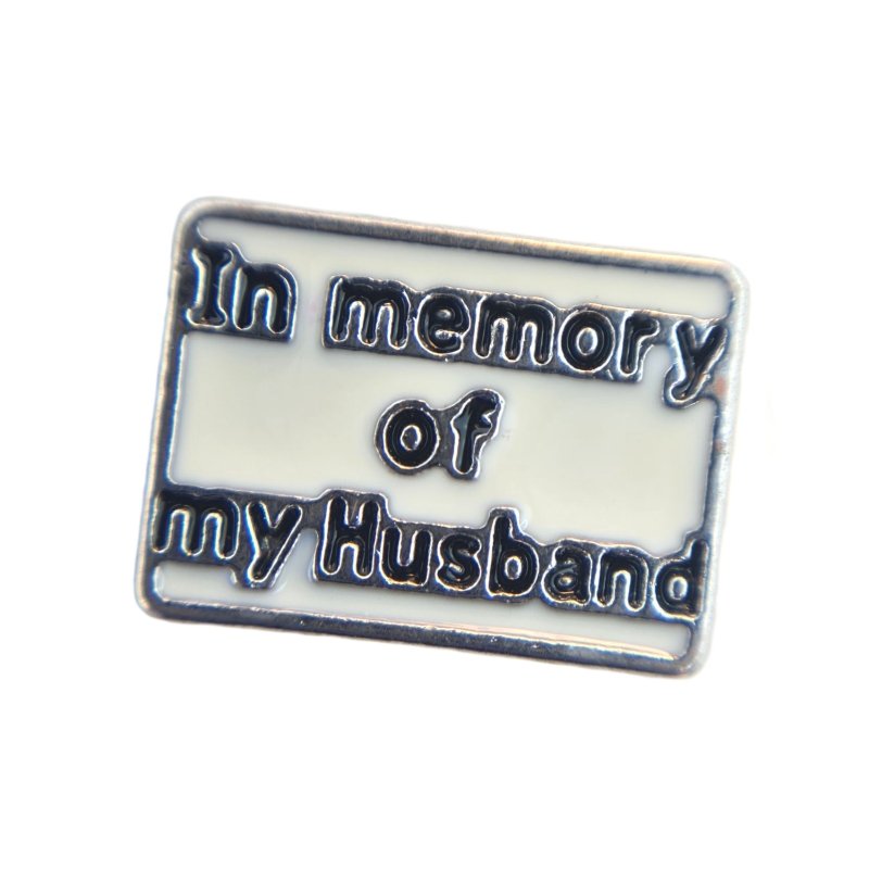 In Memory Of My Husband Charm 