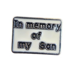 In memory of my son charm 