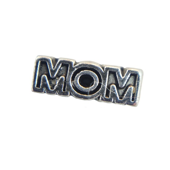 Silver mom charm 