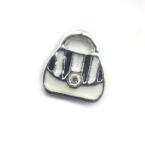 Black And White Handbag Charm