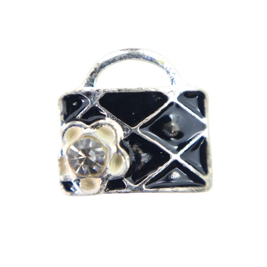 Black bag charm