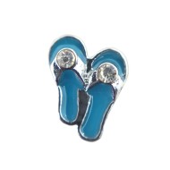 Blue flip flops charm