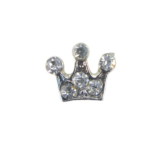 Crystal crown charm