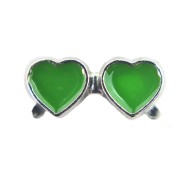 Green sunglasses charm