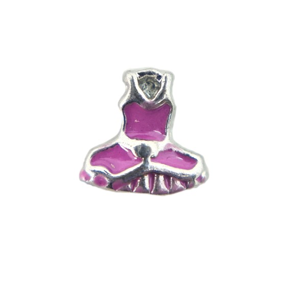 Purple dress charm