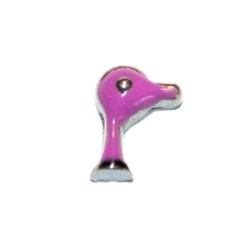 Purple hairdryer charm