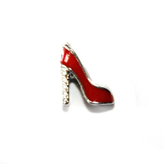 Red shoe charm