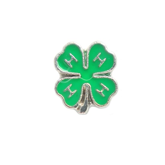 Small green clover charm