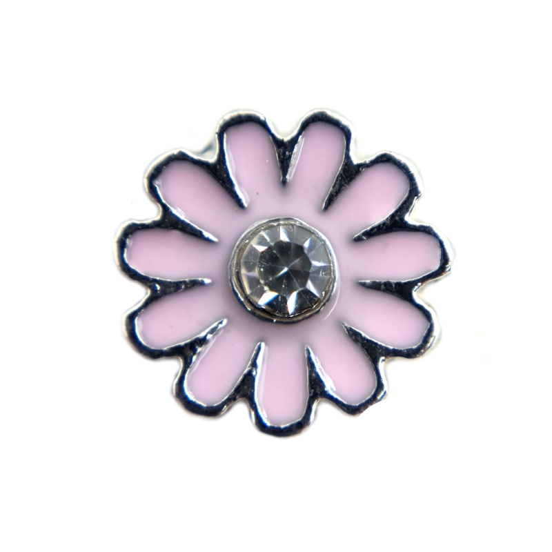 Small Lilac Daisy Charm
